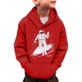 thumbnail image 2 of JIAYUE Boys Girls Sweatshirts Long Sleeve Hooded Astronaut Printing Fashion Casual Pocket Decoration Hoodie For Teens Fleece Breathable Children Tops, 2 of 2