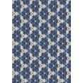 thumbnail image 1 of Ahgly Company Indoor Rectangle Patterned Blue Gray Novelty Area Rugs, 3' x 5', 1 of 6