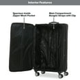 thumbnail image 6 of Lee 21/28 in Unisex 2-Piece Luggage Set, Black, 6 of 22