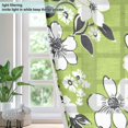 thumbnail image 4 of Yayeee Window Curtains Light Filtering 63"x52" Grommet Panel Pair Home Living Room Decor, Retro Floral, 4 of 7