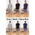 thumbnail image 3 of Short Sleeve Pajama Sets for Men 2 Piece Mens Short Pajamas Sets with Pockets Soft Comfy Mens Summer Sleepwear Set, S-XXL, 3 of 9