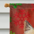 thumbnail image 3 of Carolines Treasures LH9320CHF 28 x 40 Po. Cairn Terrier Flocons de Neige Rouges et Verts Drapeau de Noël en Toile - Taille Maison, 3 of 4