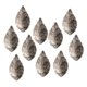 thumbnail image 1 of 50 Piezas de Aleación de Hojas Colgantes Accesorios de Fabricación de Joyas para Bricolaje Collar Artesanal Decoración Colgante Astilla Baoblaze Colgantes, 1 of 8