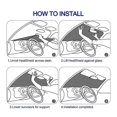 thumbnail image 2 of PENGXIANG Car Windshield Sunshade Auto Front Window Protector Sun Shade Visor Heat Shield Cover Foldable UV Ray Reflector for Car Keeps Vehicle Cool, 2 of 7