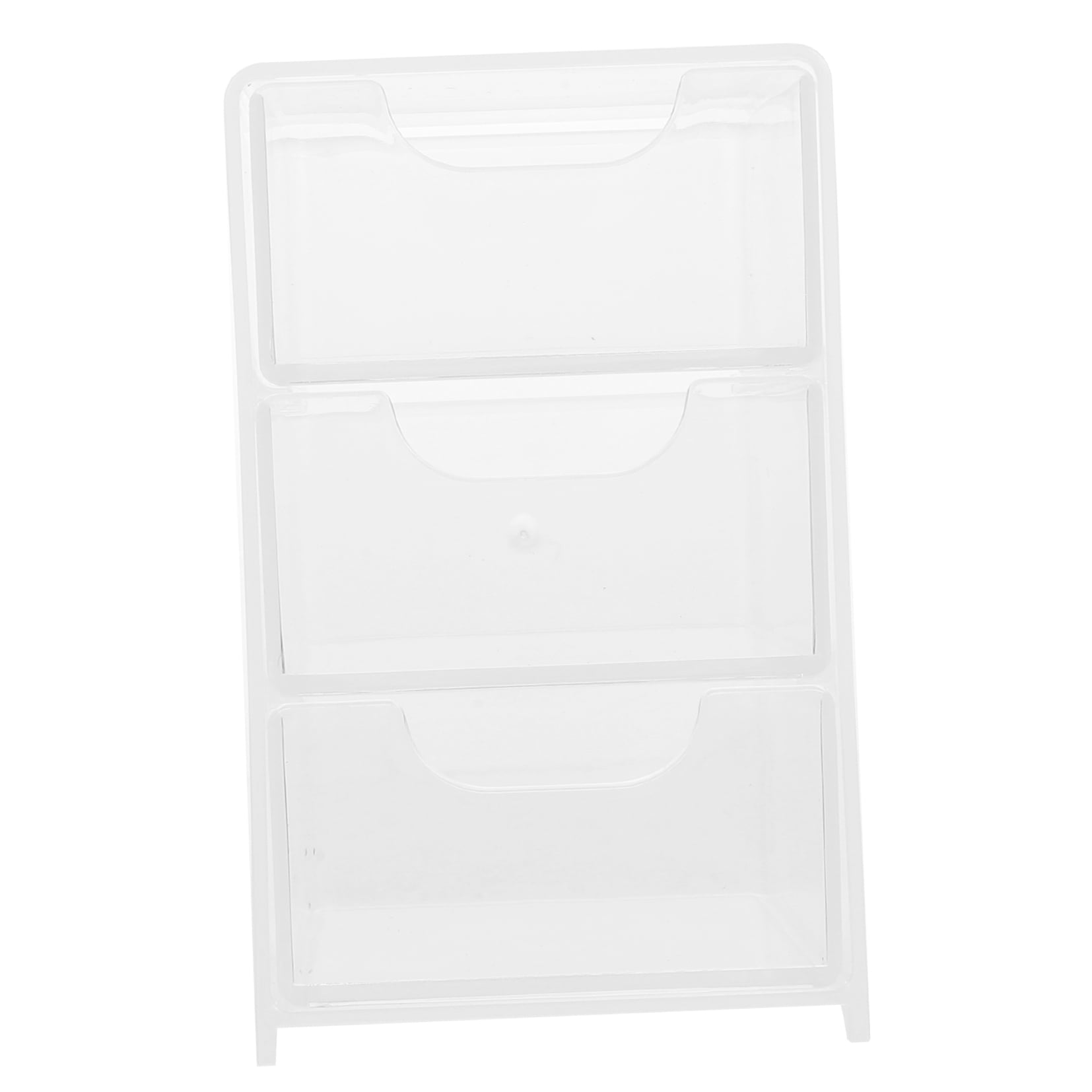 OUNONA Desktop Drawer Box Acrylic Drawer Case For Tabletop Countertop Drawer Organizer Box