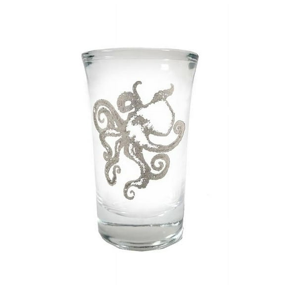 Lyoncraft SHOC01 1.5 oz Octopus Engraved Shot Glass