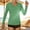 #0057-Green, variant on Pounoo Women's Sun Protection Tops V Neck Long Sleeve Side Ruched UV Protection Shirts Casual Lightweight Tunics Gift