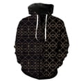 thumbnail image 1 of Sudadera con capucha y cremallera para hombre, diseño de copos de nieve de invierno, divertida sudadera de moda con estampado 3D, unisex, de gran tamaño, con capucha, estilo Harajuku, 1 of 6