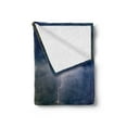 thumbnail image 2 of Nature Soft Flannel Fleece Blanket, Apocalyptic Sky View End of the World Majestic Mystic Sky Solar and Image Print, Cozy Plush for Indoor and Outdoor Use, 50" x 60", Orange and Blue, by Ambesonne, 2 of 5