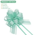 thumbnail image 2 of 20pcs Large Pull Bow 6 Inch Bows for Wedding Baskets Decorations, Light Blue, 2 of 7