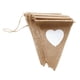 thumbnail image 3 of Banderín de arpillera para el Día de San Valentín, banderines de arpillera con forma de corazón, banderín de lino de amor, banderines colgantes con fo, 3 of 9