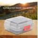 thumbnail image 4 of AM/PM Weekly Pill Organizer 7 Grid Weekly Portable Medicated Tablet Pill Box Organizador de medicamentos para píldoras, vitaminas (gris) TUNC Sencillez, 4 of 5