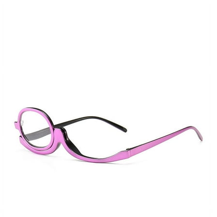 Put on makeup & lashes without removing glasses.Reading Glasses for Women Magnifying Flip Down Cosmetic Readers with Spring Hinge  2.0