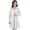 White, variant on Professional Lab Coat for Women, Full Sleeve Poly Long Medical Coat, Female White Lab coat White L