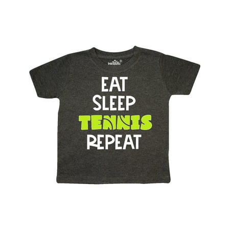 

Inktastic Eat Sleep Tennis Repeat Gift Toddler Boy or Toddler Girl T-Shirt