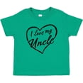 thumbnail image 3 of Inktastic I Love My Uncle in Black Chalk Heart Boys or Girls Baby T-Shirt, 3 of 5