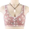 thumbnail image 1 of WILLBEST Brasier Deportivo Mujer Ropa Interior Sexy Informal Con Estampados Y Hebilla Frontal Para Mujer, Sin Aros, De Encaje, Talla Grande, 1 of 3