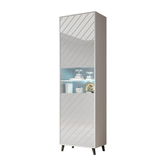 Paris Modern 24" Bookcase - White