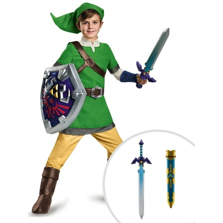 The Legend of Zelda: Link Deluxe Child Costume and The Legend of Zelda: Link Sword