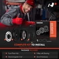 thumbnail image 2 of A-Premium Air Conditioner AC Compressor Clutch Kit Compatible with John Deere Tractor 5065 5075 5083 5085M, Articulated Truck, Backhoe Loader, Crawler Dozer, Excavator, Harvester, Sprayer, 2 of 5