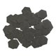 thumbnail image 2 of Mini ladrillos de arcilla a escala 1/16, maqueta para bricolaje, diorama, paisaje de jardín, decoración de maquetas 40 piezas hexágono gris, 2 of 6