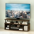 thumbnail image 3 of Furinno JAYA Large Entertainment Center Hold up to 55-IN TV, Amber Pine/Black, 3 of 7