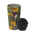 thumbnail image 2 of Logiee Humming Bird Print Stainless Steel Coffee Tumbler, Travel Coffee Mug, Insulated Coffee Mug with Lid, Spill Proof Coffee Cup, Portable Thermal Mug, 2 of 8