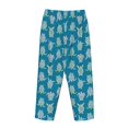 thumbnail image 5 of Balery Sea Turtle print Women's Pajama Pants,Ultra Lightweight Pjs,Lounge Pant-Large, 5 of 9
