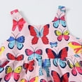 thumbnail image 5 of Coerni Toddler Girls Girls Baby Toddler Summer Cute Printed Bow Sleeveless Poncho Dresses Summer Dress Girl Dress Size 16, 5 of 9