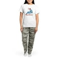 thumbnail image 4 of CafePress - I Love Manatees Women's Light Pajamas - Women's Short Sleeve Print T-Shirt and Pants Light Cotton Pajama Set, 4 of 7