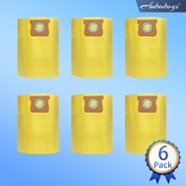 6 Pack VHBL High Efficiency Vacuum Dust Bags Replacement for Vacmaster Bags 12-16 Gallon Wet/Dry Vacuum Cleaners