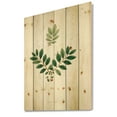 thumbnail image 2 of Designart 'Ancient Plant Life XIV' Farmhouse Print on Natural Pine Wood, 2 of 5