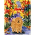 thumbnail image 1 of 28 x 40 Po Drapeau Chow Chow en Toile Taille Maison, 1 of 1