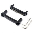 thumbnail image 3 of Roller Saddle Bridge Tailpiece with Studs and Wrenches for LP SG Style Electric Guitar Replacement Parts (Black), 3 of 7
