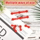 thumbnail image 3 of Juegos de Hebillas Magnéticas de Silicona para Freidora de Aire, Imanes Rojos para Mantener los Revestimientos de Papel en Su Lugar. Accesorios para Freidora de Aire., 3 of 5