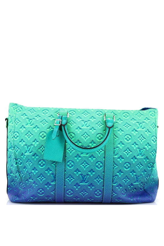 Pre-Owned Keepall Tote Limited Edition Illusion Monogram Taurillon Leather By Rebag