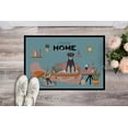 thumbnail image 2 of Black Grey Standard Schnauzer Sweet Home Door Mat, 2 of 3