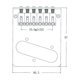 thumbnail image 4 of Diseño de puente de guitarra con cuerdas a través del cuerpo para guitarra eléctrica TL Dorado, 4 of 5