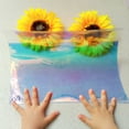thumbnail image 3 of 4 Hojas A4 Película Arco Iris Transparente PVC Glitter DIY Equipaje Ropa Tela para Hacer Bolsos de Pelo Arco Inicio Eventos Proyectos, 3 of 5