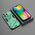 thumbnail image 2 of Case for iPhone 15 Pro Max,Military Protection [Built-in Kickstand] Dual-Layer Heavy Duty TPU+PC Shockproof Antiskid Thermolysis Phone Case for iPhone 15 Pro Max,6.7 Inch 2023 (Green), 2 of 11