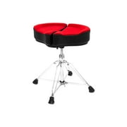 Ahead Spinal G Drum Throne Red Cloth Top/Black Sides 18 in.