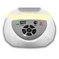 Technical Pro Portable 12" Rechargeable Oscillating Tabletop Fan with 9 Speeds Controls, LED Night light and Powerbank