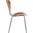 thumbnail image 3 of Fine Mod Imports Chaise à Manger en Geais, Noyer, 3 of 5