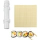 thumbnail image 2 of 1 kit de fabricación de sushi con molde para sushi, accesorios de cocina perfectos para hacer sushi, reunión familiar (blanco), 2 of 5