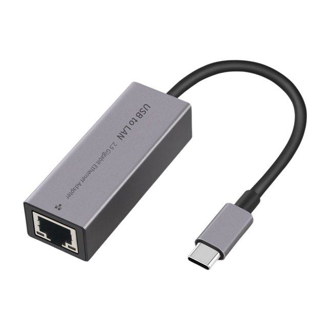 Tarjeta de red USB 2.5G 2500Mbps Adaptador USB Gigabit Ethernet (Tipo-C-RJ45) Ehuebsd Para estrenar