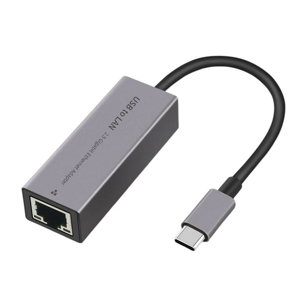 Tarjeta Red Adaptador USB 2.5G 2500Mbps Wi para PC Escritorio Portátil Rojo