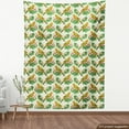 thumbnail image 4 of Ambesonne Philodendron Fabric by the Yard Upholstery, Floral Exotic Parrot, 1 Yard, Pastel Green Multicolor, 4 of 5