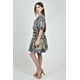 thumbnail image 2 of Vestido corto estampado clasico Roman Fashion /Juvenil, 21454 (Azul marino) azul marino M, 2 of 6
