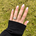 thumbnail image 6 of Olive & June Instant Mani Medium Oval Press-on Nails, Chrome French, 42 Pieces, 6 of 12