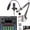 V8S Black, variant on Podcast Equipment Bundle, WXH520 Podcast Microphone With Voice Changer, Dj20 Sound Card With Audio Interface, Adjustable Stand Suitable For Podcasting, PC, Smart Phone, Singing, Gaming